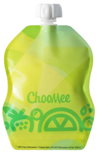 Green Tropical Reusable Food Pouch